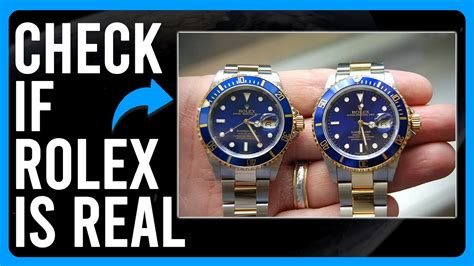 how can u tell if a rolex is real|counterfeit rolex how to identify.